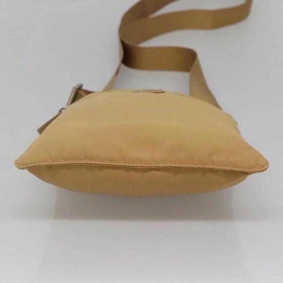 PRADA Shoulder Bag Nylon Beige Auth MX161 - Picture 5 of 16